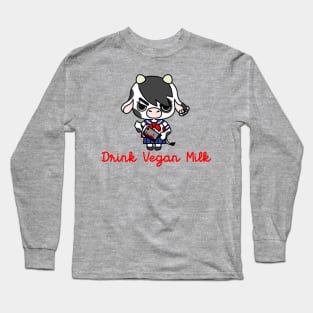 drink vegan milk(go vegan) Long Sleeve T-Shirt